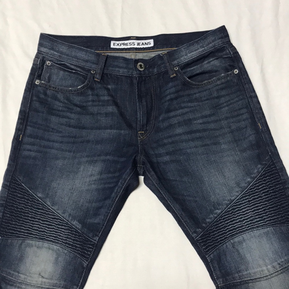 Express Straight Fit Jeans, SZ 31x30